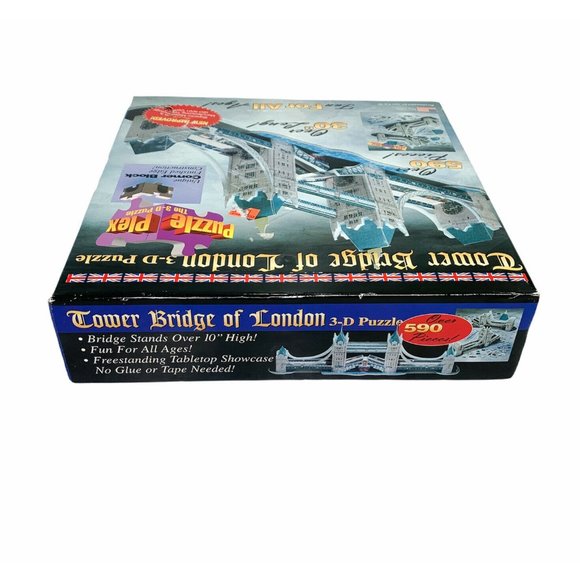 Vintage 1995 3D Puzzle Tower Bridge of London - Picture 8 of 11